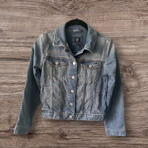 GAP Kids Light Wash Denim Jean Jacket Size XL